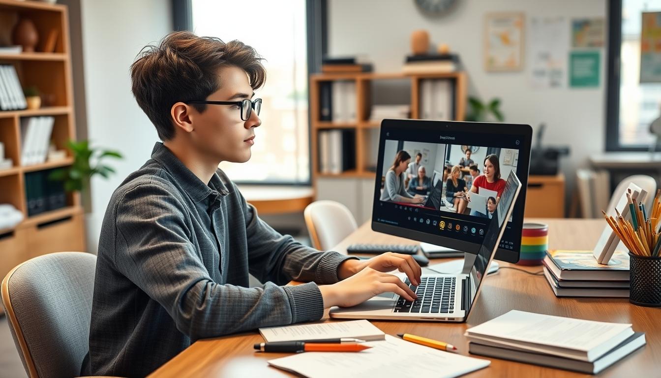 Students working in research laboratory